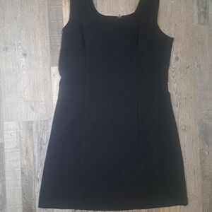 Stella Elegant Black Midi Dress